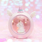Milky Pastel Unicorn Globe Night Light for Dreamy Bedrooms - Cosparty