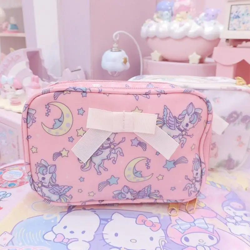 Smol Unicorn Cosmetic Bag - storage