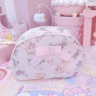 Smol Unicorn Cosmetic Bag - Oval White - storage