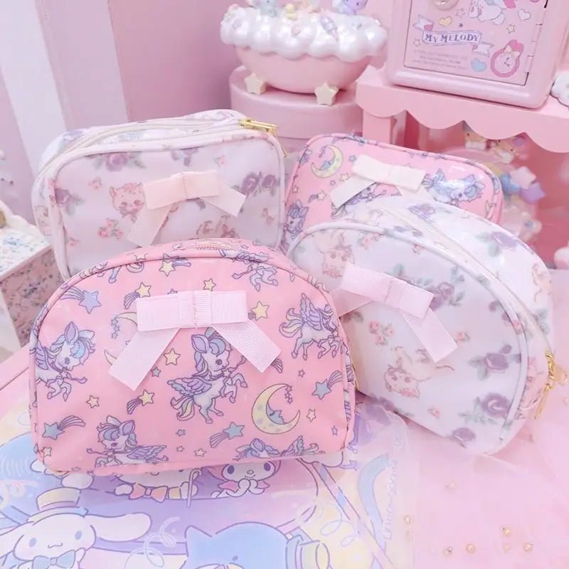 Milky Pastel Unicorn Make - Up Bags for Cosparty Storage - Cosparty