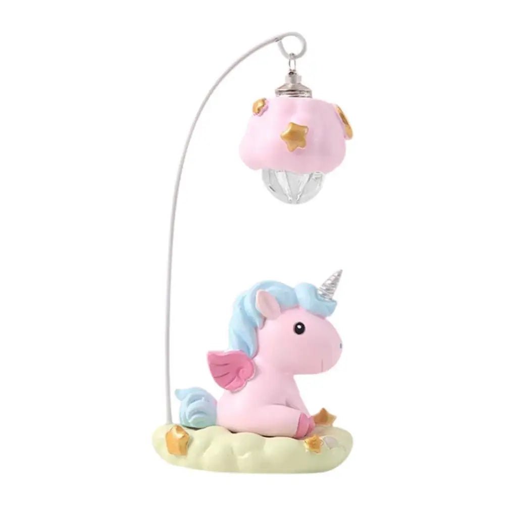 Milky Pastel Unicorn Night Light with Crescent Moon and Clouds - Cosparty