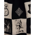 Monochrome Checkerboard Lolita Skirt Inspired by Blackjack and Chess - Cosparty