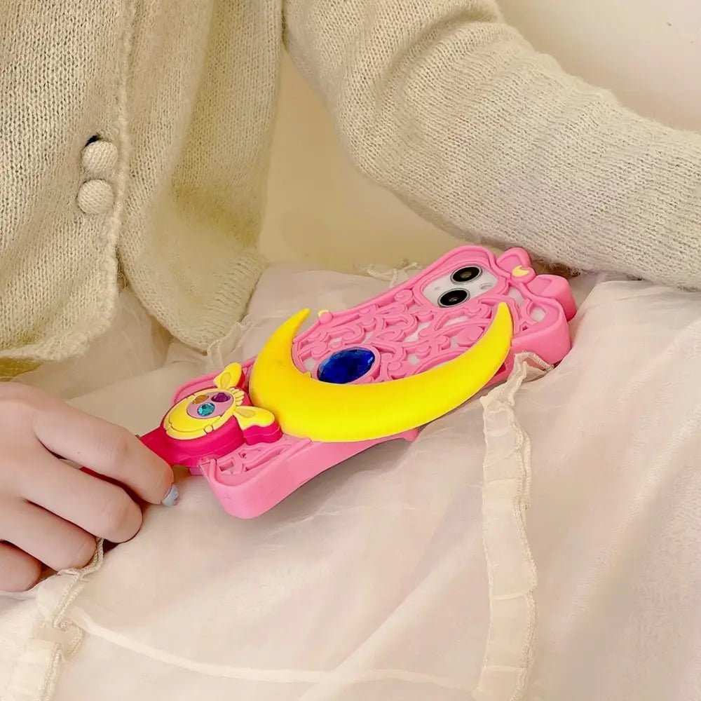Moon Wand iPhone Case for Kawaii and Magical Girl Fans - Cosparty