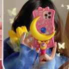 Moon Wand iPhone Case for Kawaii and Magical Girl Fans - phone case