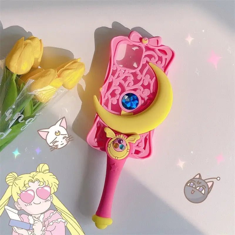 Moon Wand iPhone Case for Kawaii and Magical Girl Fans - Cosparty