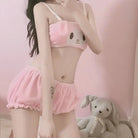 My Melody and Cinnamoroll Inspired Ultra Plush Lingerie Set Org Instock - Cosparty