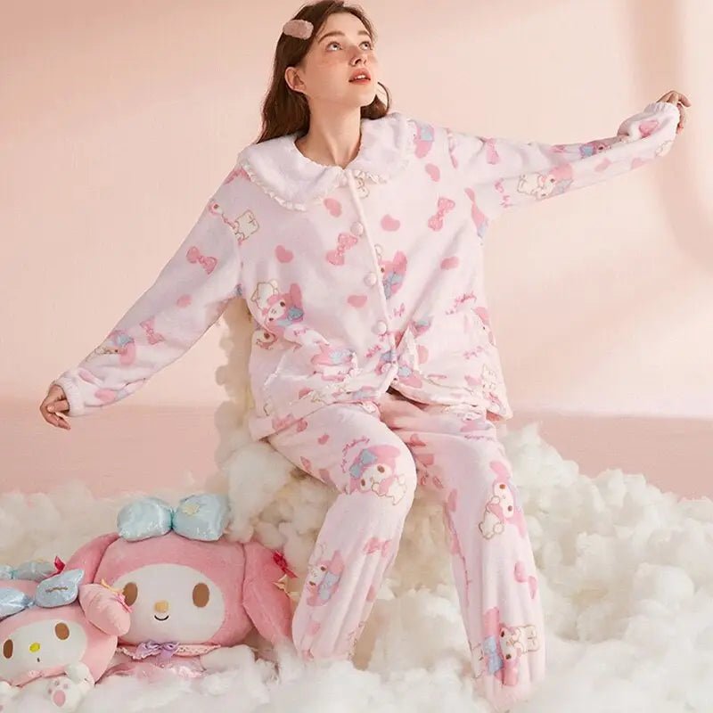 My Melody Inspired Pajama Set for Cozy Cosplay Parties - Cosparty