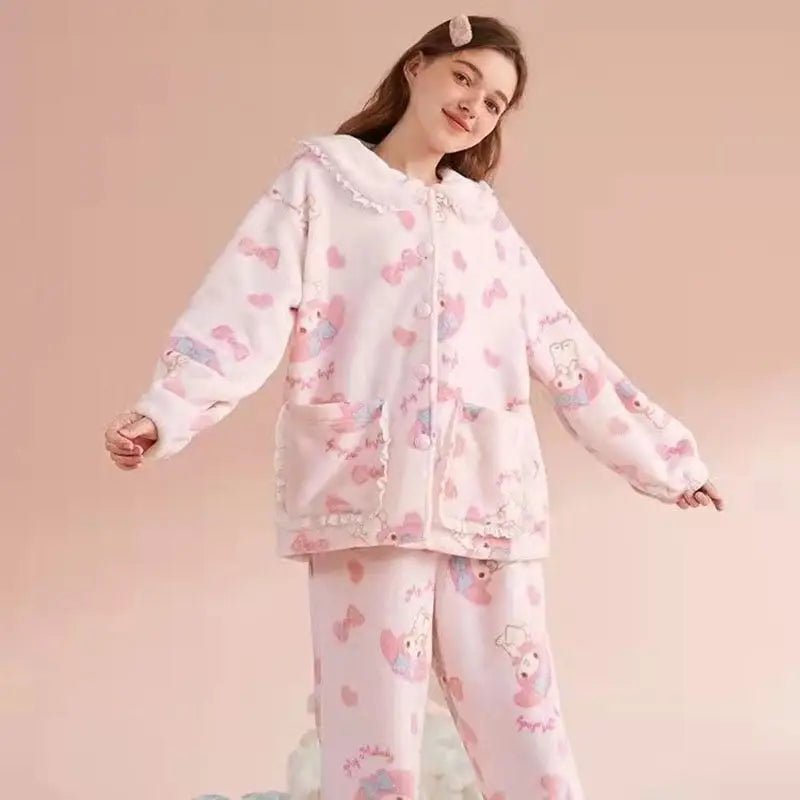My Melody Inspired Pajama Set for Cozy Cosplay Parties - Cosparty