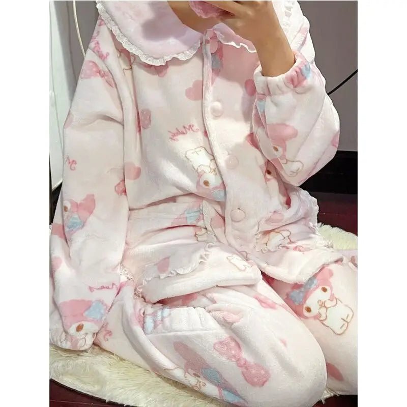 My Melody Inspired Pajama Set for Cozy Cosplay Parties - Cosparty