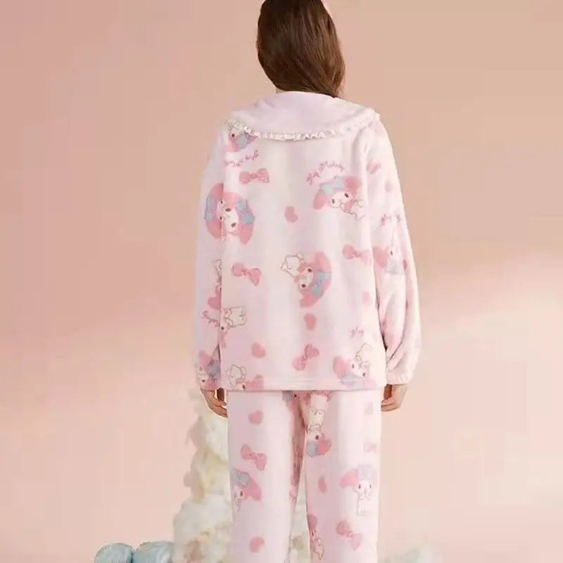 My Melody Inspired Pajama Set for Cozy Cosplay Parties - pajamas