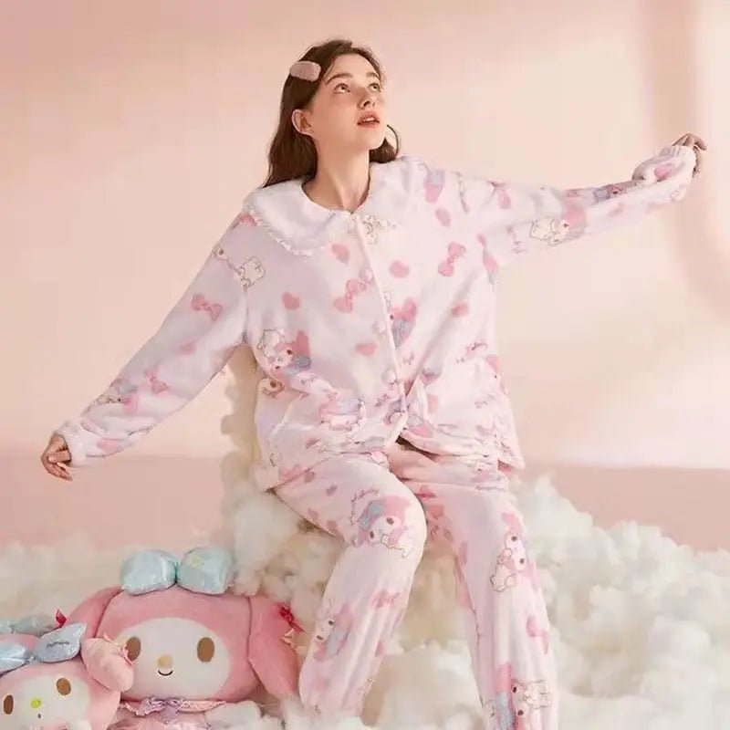 My Melody Inspired Pajama Set for Cozy Cosplay Parties - Cosparty