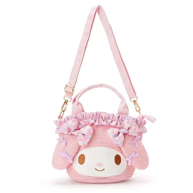 My Melody Plush Handbag with Embroidery and Ruffles - backpack