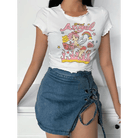 Naughty Angel - Inspired Girly Crop Top - Cosparty