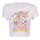 Naughty Angel - Inspired Girly Crop Top - Cosparty