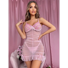 Naughty Valentine Night Dress - M - heart lingerie, lingerie set, sets, lingeries