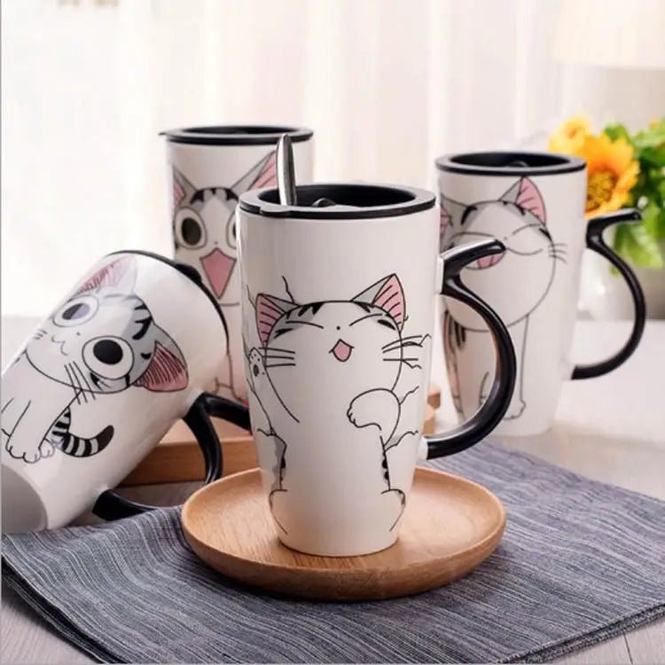 Neko Atsume Travel Mugs and Thermos for Cosparty Enthusiasts - Cosparty