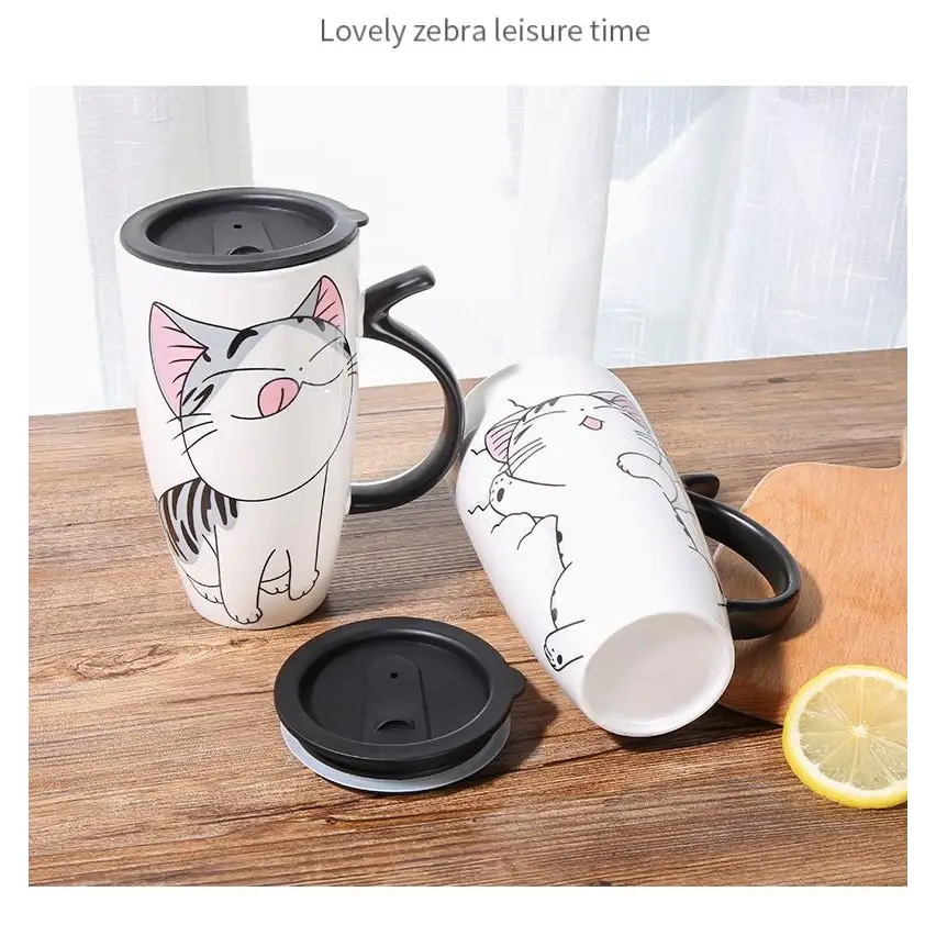 Neko Atsume Travel Mugs and Thermos for Cosparty Enthusiasts - brooch