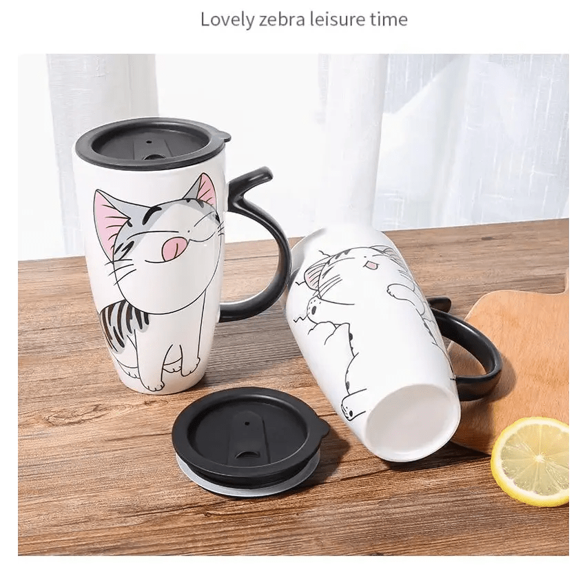 Neko Atsume Travel Mugs and Thermos for Cosparty Enthusiasts - Cosparty