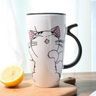 Neko Atsume Travel Mugs and Thermos for Cosparty Enthusiasts - Little Paw Kitty - brooch