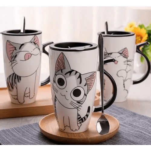 Neko Atsume Travel Mugs and Thermos for Cosparty Enthusiasts - Cosparty
