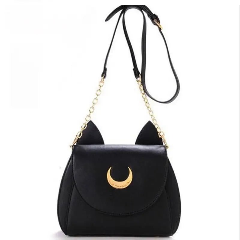 Neko Luna Cat Purse for Magical Girls in Black or White - Cosparty