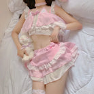 Neko Maid Inspired Lingerie Set for Kawaii Lovers - lingerie