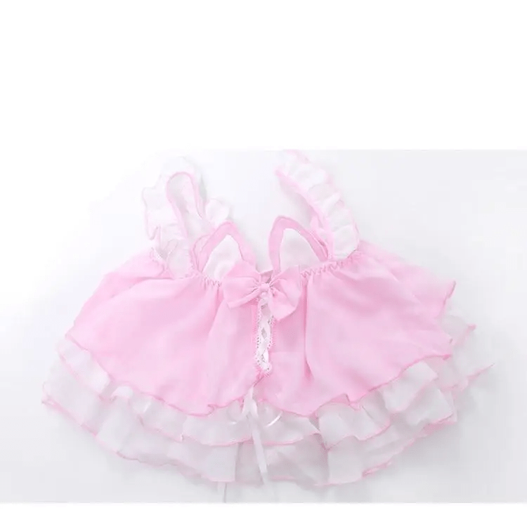 Neko Maid Inspired Lingerie Set for Kawaii Lovers - Cosparty