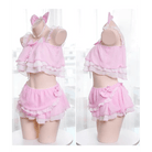 Neko Maid Inspired Lingerie Set for Kawaii Lovers - Cosparty