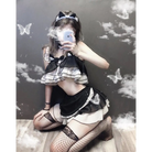 Neko Maid Inspired Lingerie Set for Kawaii Lovers - lingerie