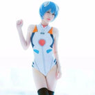 Neon Genesis Inspired Gamer Girl Bodysuit with Built - In Bra Liner - Cosparty