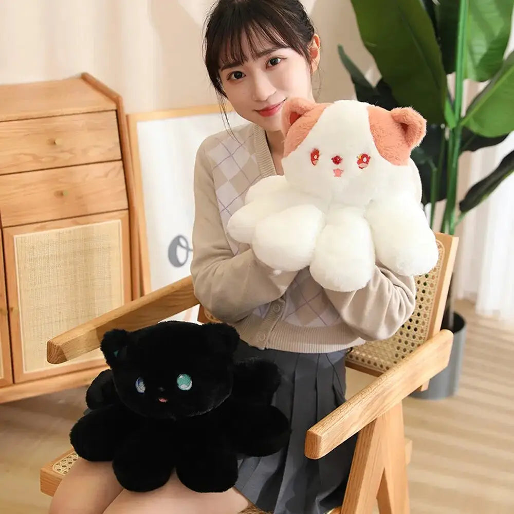 Octokitty Plushies with Kitty Head and Octopus Legs for Ultimate Cuteness - plush toy