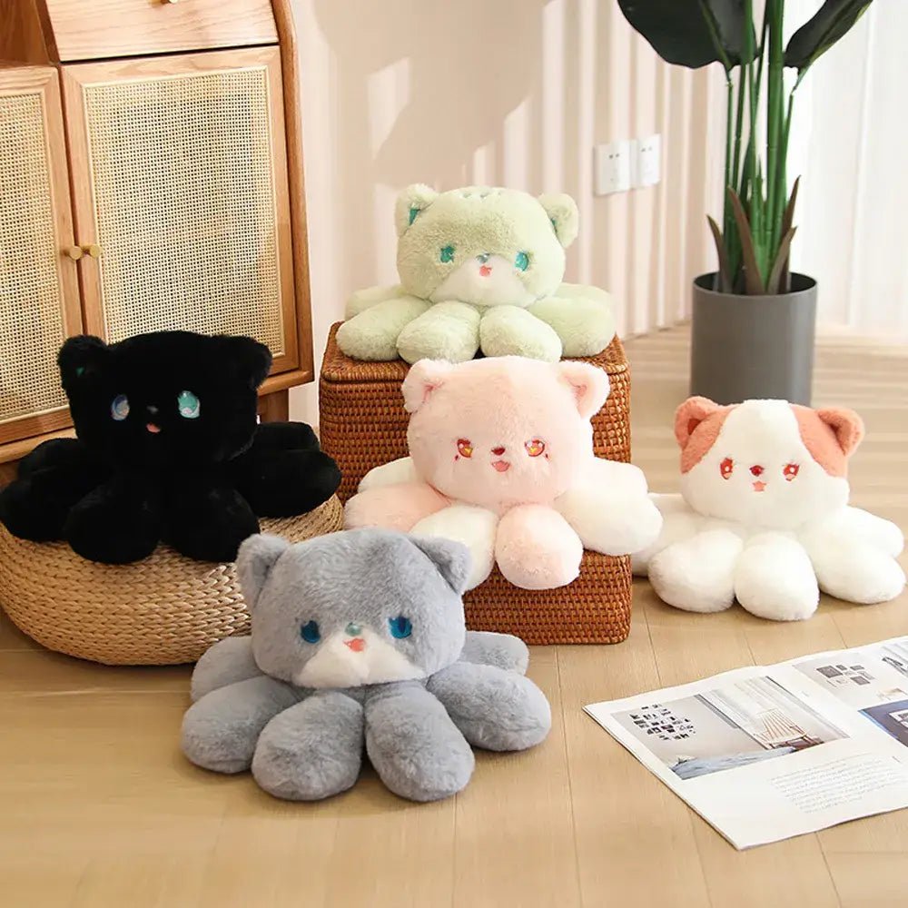 Octokitty Plushies with Kitty Head and Octopus Legs for Ultimate Cuteness - Cosparty