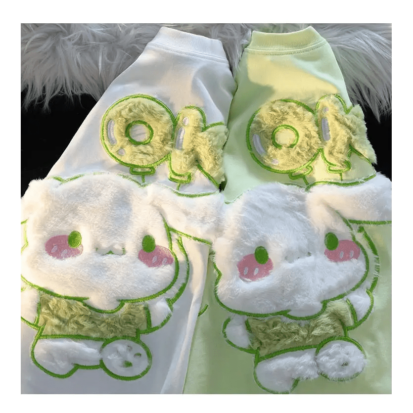 Ok Cinna Fluffy Tee for Ultimate Kawaii Comfort and Style - Cosparty