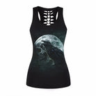 Open-Back Gothic Tank Top for Summer Style - S / Crow - Shirt