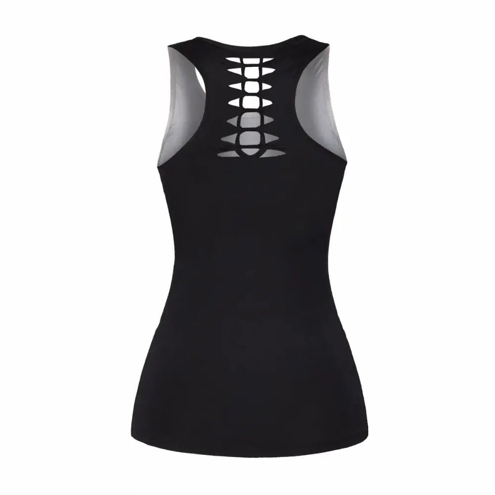 Open - Back Gothic Tank Top for Summer Style - Cosparty