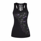 Open - Back Gothic Tank Top for Summer Style - Cosparty
