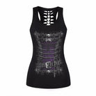 Open - Back Gothic Tank Top for Summer Style - Cosparty