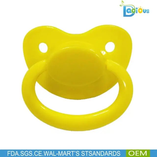 Orange BPA - Free Adult Pacifier with Discount Codes Available - Cosparty