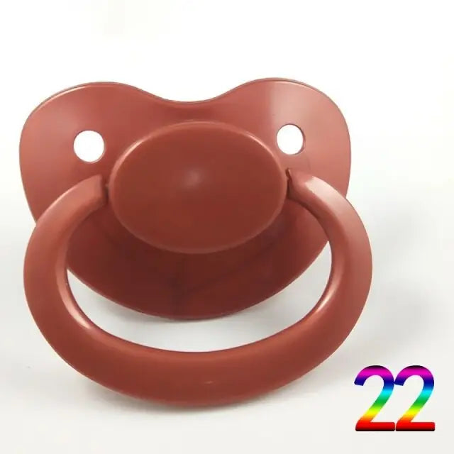 Orange BPA-Free Adult Pacifier with Discount Codes Available - pacifier