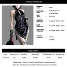 Oriental - Inspired Black Velvet Cheongsam Dress in Traditional Halter Style - Cosparty