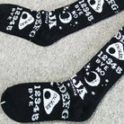 Ouija Board Knee Socks for Cozy Gothic Style - Cosparty