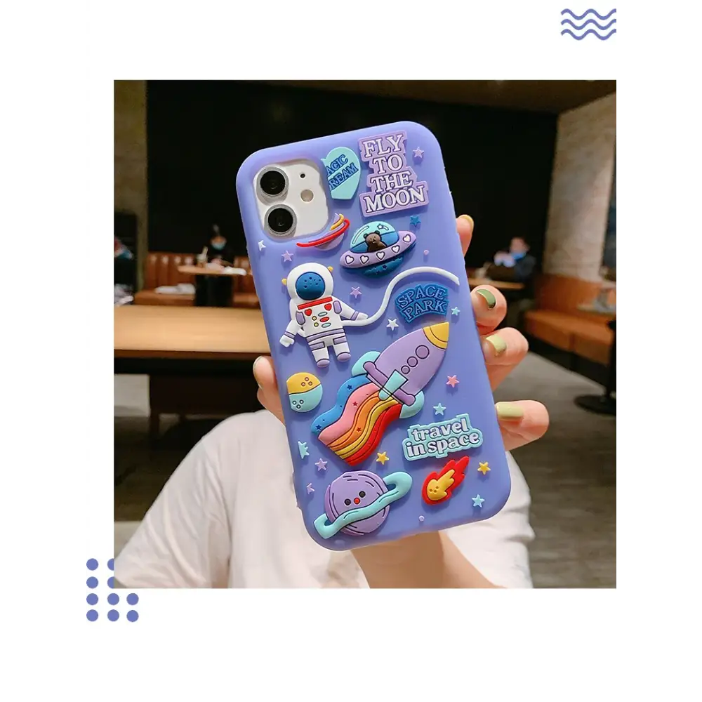 Out of This World 3D Outer Space iPhone Case - phone case