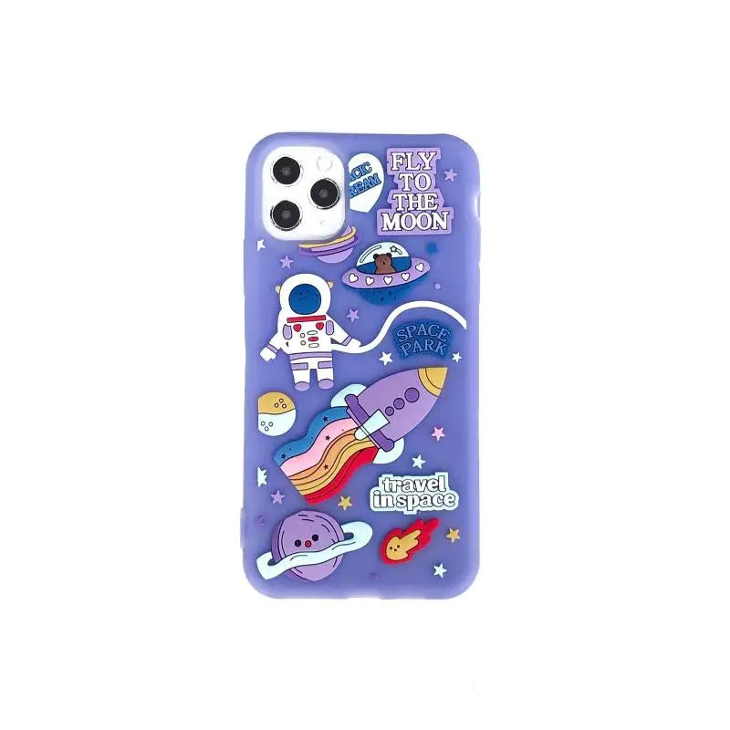 Out of This World 3D Outer Space iPhone Case - phone case