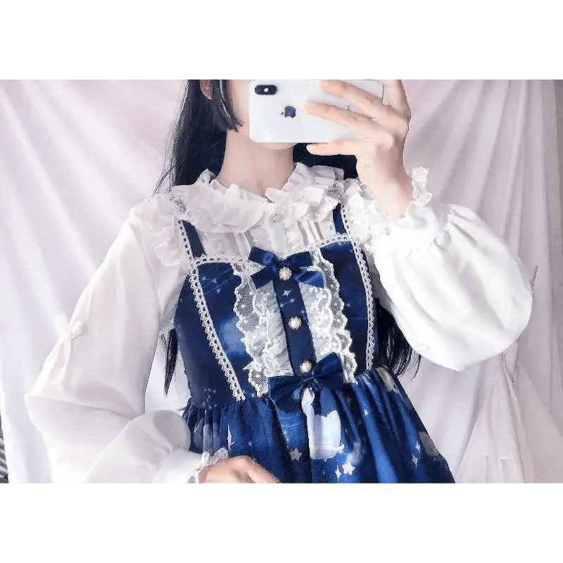 Outerspace Alien Inspired Lolita Dress for Cosmic Princesses - Cosparty