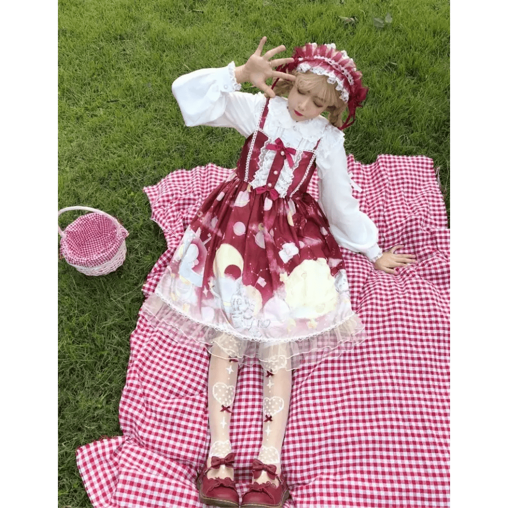 Outerspace Alien Inspired Lolita Dress for Cosmic Princesses - Cosparty