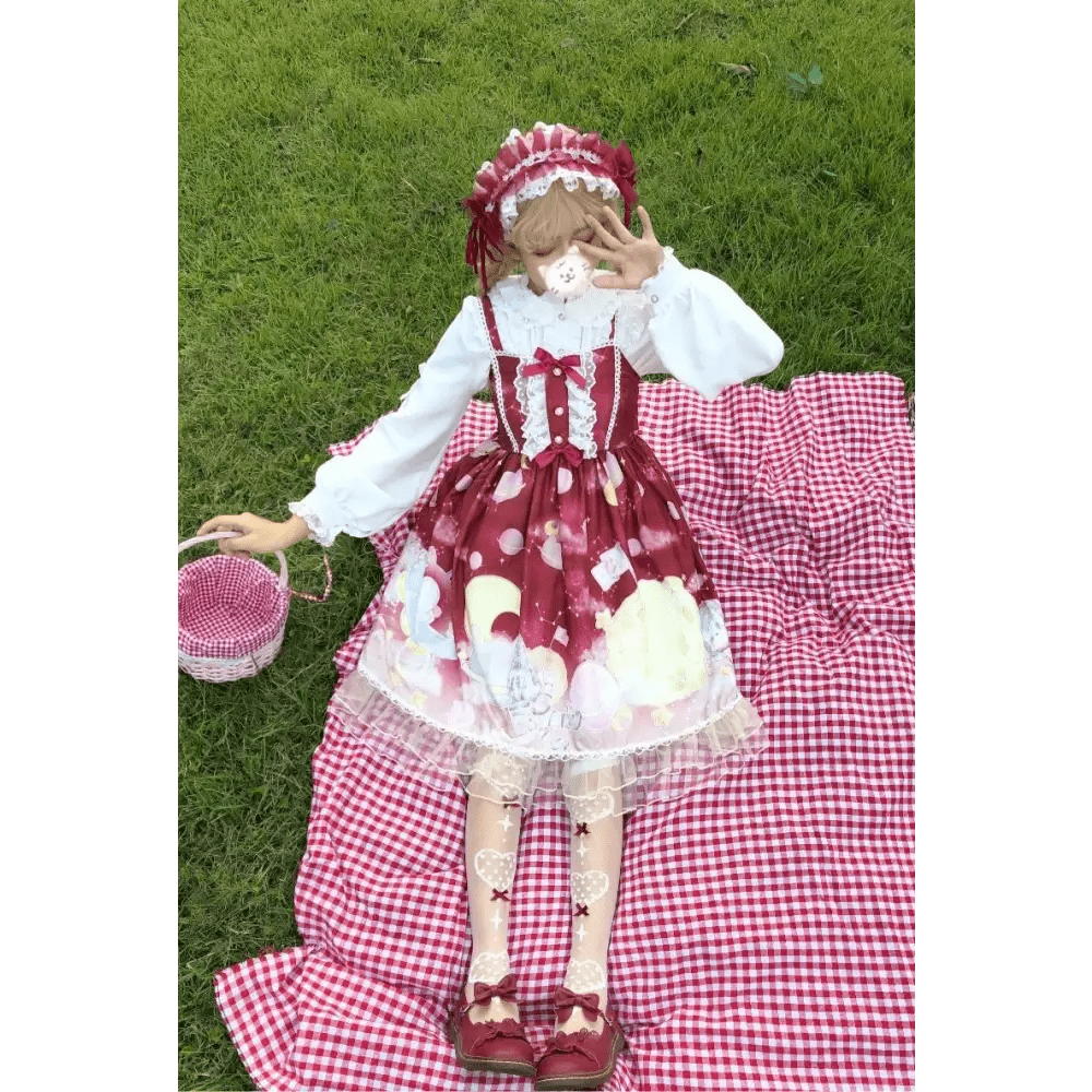 Outerspace Alien Inspired Lolita Dress for Cosmic Princesses - Cosparty