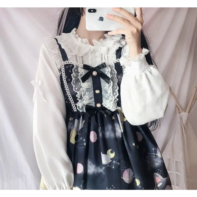 Outerspace Alien Inspired Lolita Dress for Cosmic Princesses - dress