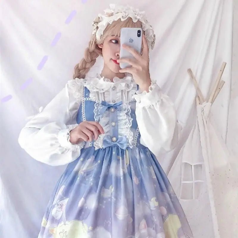 Outerspace Alien Inspired Lolita Dress for Cosmic Princesses - Cosparty