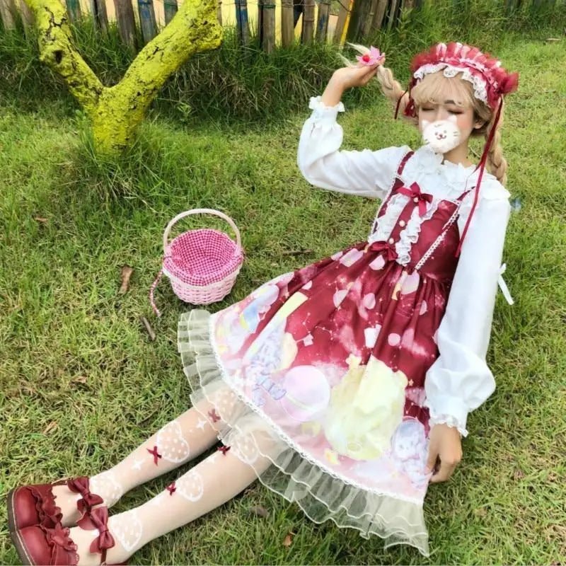 Outerspace Alien Inspired Lolita Dress for Cosmic Princesses - Cosparty