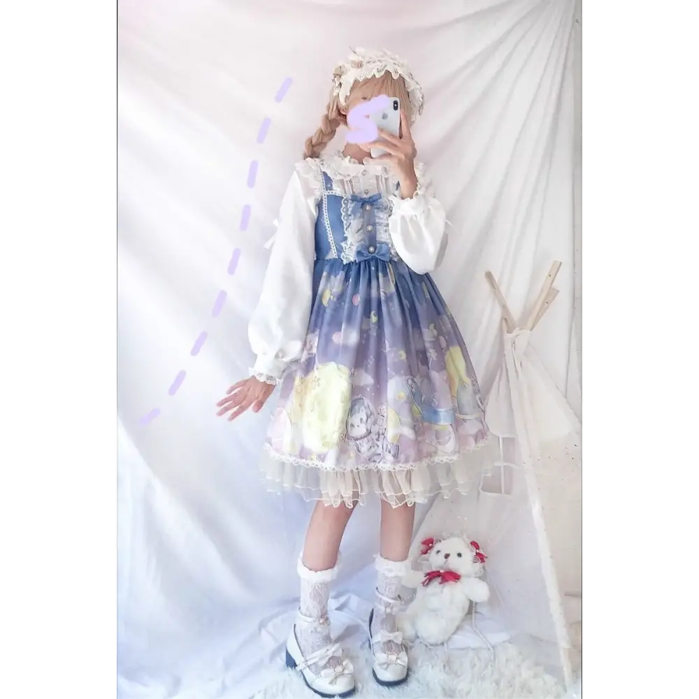 Outerspace Alien Inspired Lolita Dress for Cosmic Princesses - dress